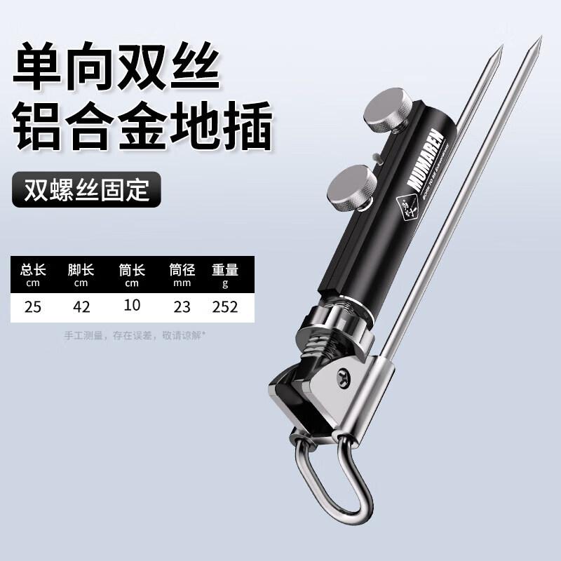 ZOCO Heavy-Duty Stainless Steel Fishing Rod Stand