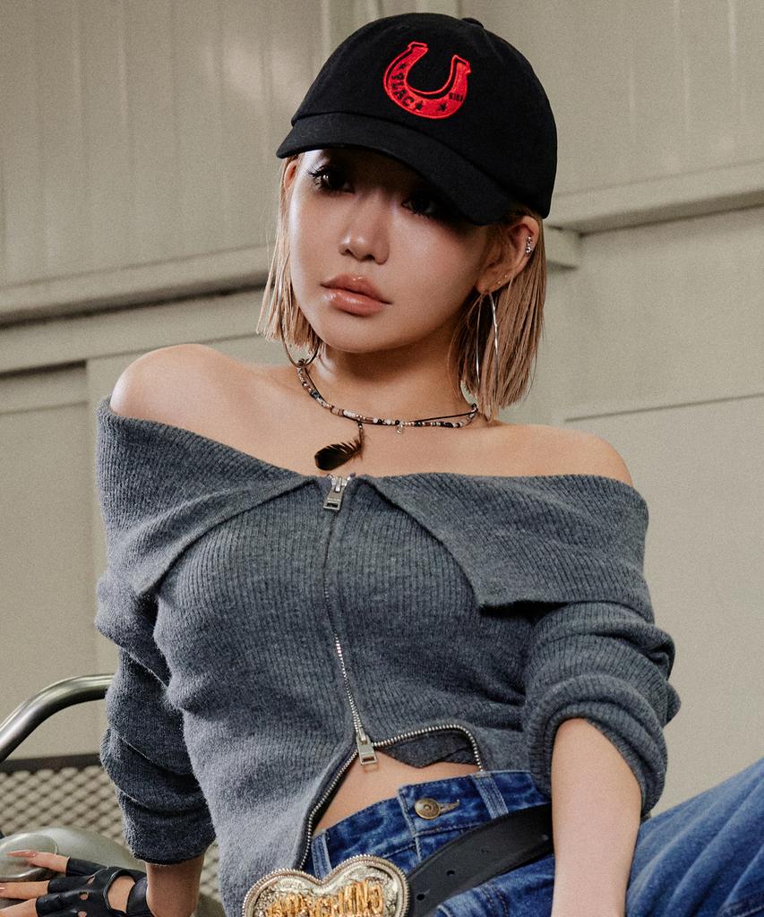 PLAC WOMEN Lucky Hoop Ball Cap_2 Colors