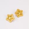 GEMCHIC Women's Vintage Gold Star Stud Earrings Stainless Steel Fashion Jewelry