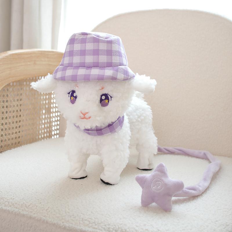 

Children s Singing & Walking Electric Plush Sheep Toy Battery-powered