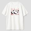 Cute Funny Cat Walking Shark Graphic TShirt Casual Tee for Student Women Unisex Streetwear Top Stylish Versatile Minimalist Simple