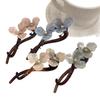 New  Retro Premium Flower Twist Clip Women's New Disc Barrettes Headwear Girls Women Hair Accessories