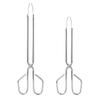 Stainless Steel Portable Long Handle BBQ Grill Food Clip Accessory Tongs Tool
