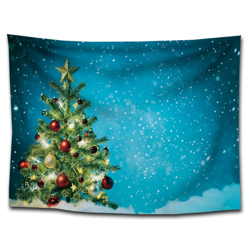 New Year's Store Hanging Cloth, Festive Trendy Brand Wall Cloth, Background Cloth, Bedroom Christmas Tapestry