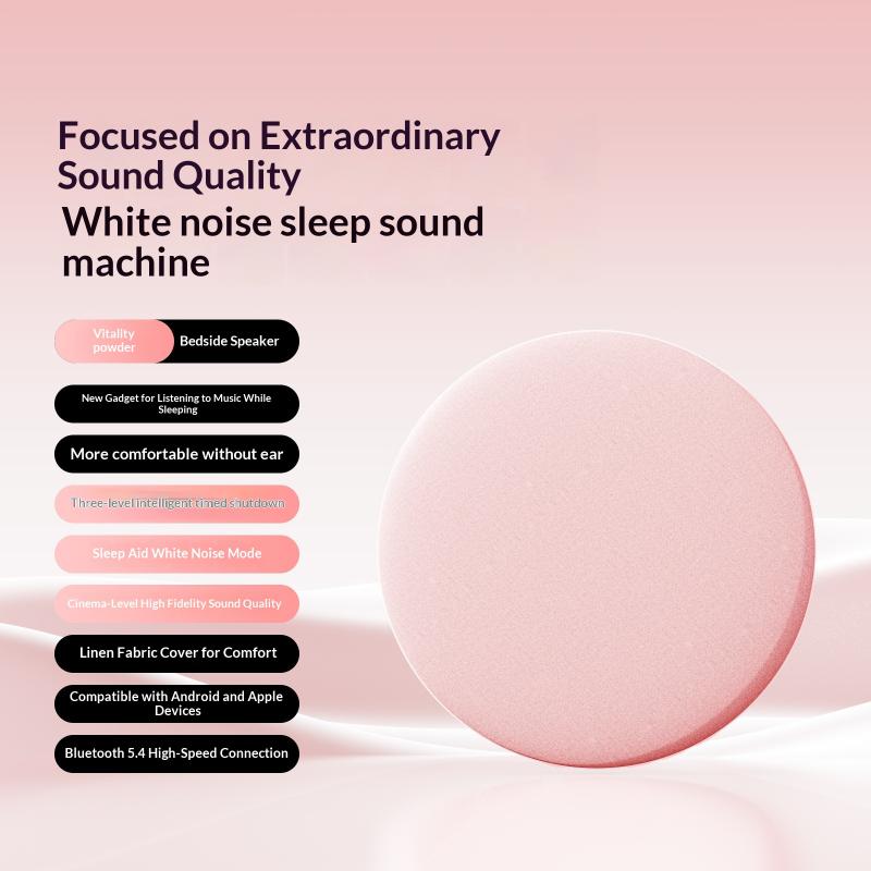 Timer-Controlled Under Pillow Bluetooth Sleep Speaker Portable Audio Soft Relaxation Sleeping Sleep Aid Device Pillow Speaker