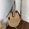 Summer Beach Large-capacity Woven Bag Fashion Niche Shoulder Bag Seaside Vacation Leisure Tote Bag