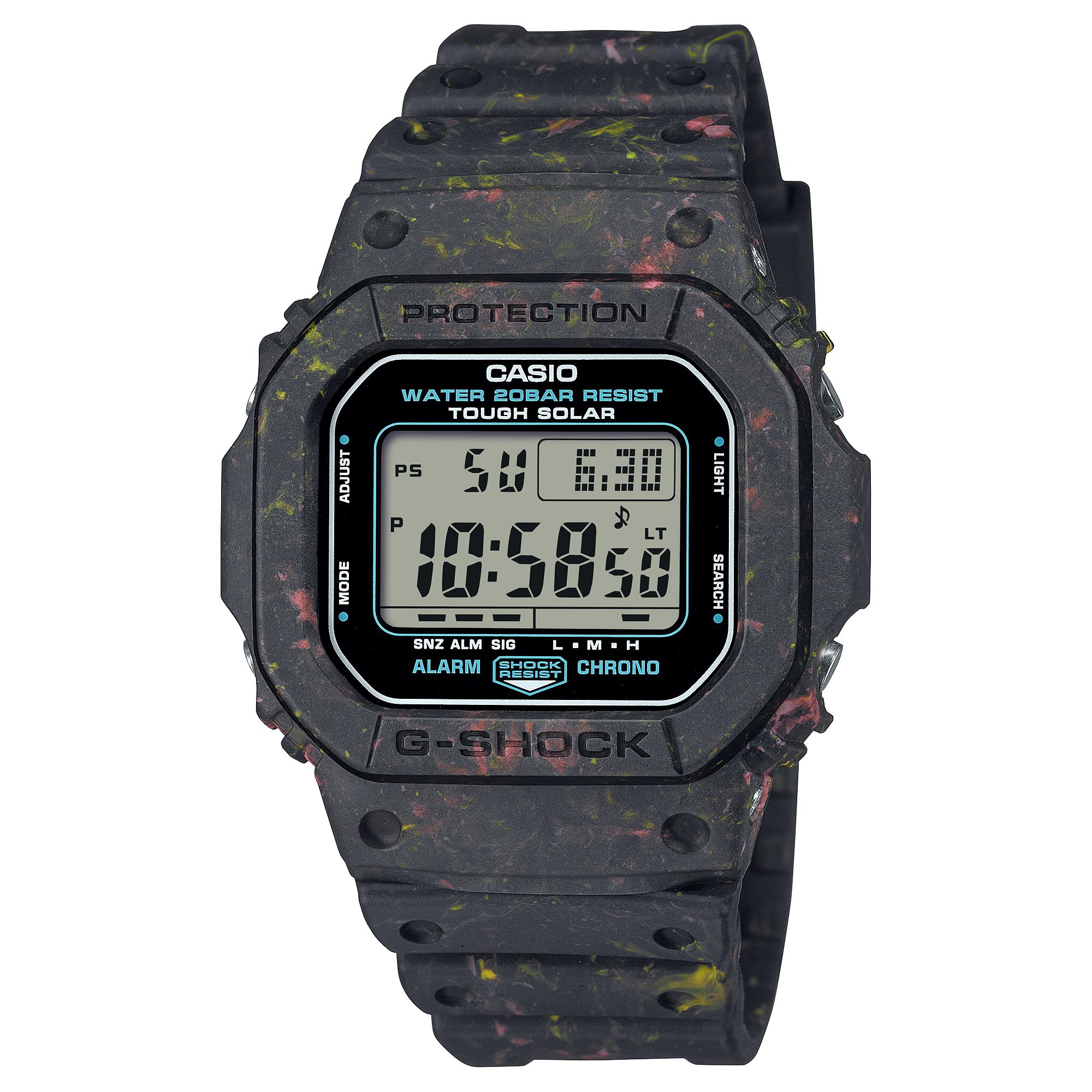 Casio G-SHOCK Men s Resin 200M Water Resistant Shock Resistant Alarm Quartz Watch G-5600BG-1