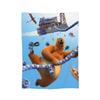 Coperta Grizzly e Lemming Cartone Animato Lana Novità Traspirante Plaid per Letti Soggiorno Primavera/Autunno,