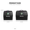 HIAQ2 Car Trunk Storage Box Leather Tidying Organizer Bag For Skoda Octavia Superb Rapid Kodiaq Karoq Fabia Kamiq Vision RS Yeti Scala