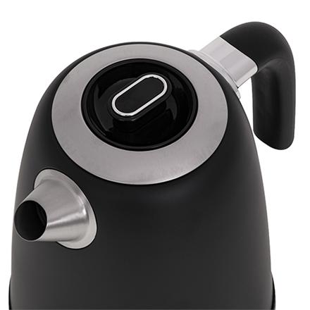 Adler | Kettle | AD 1295b | Electric | 2200 W | 1.7 L | Stainless Steel | 360° Swivel Base | Black