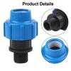 Schwarze Wasserrohrfittings Hochwertiger Außengewinde-Adapter