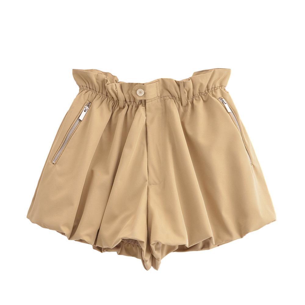 

2025 Spring/Summer Women s High-Waisted Balloon Casual Shorts S