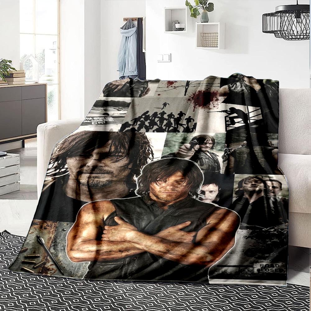 Darlyn Dixon Print Flannel Blanket High Quality Warm Comfortable Cover for All Seasons Perfect for Gifts Home Decor