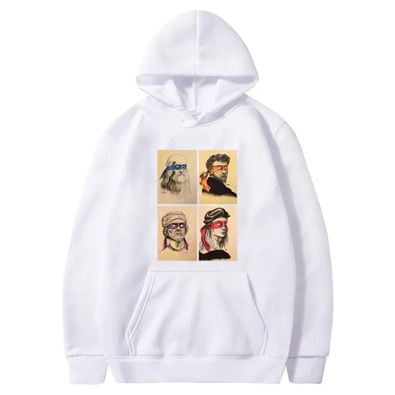 Funny Italian Turtles Art Hoodies Men Fashion Long Sleeve Sweatshirts Women Casual Harajuku Streetwear Pullovers Sudaderas