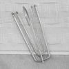 Blackout Curtains with Hooks Linen Look 2 Pcs Gray 140 X 175 Cm