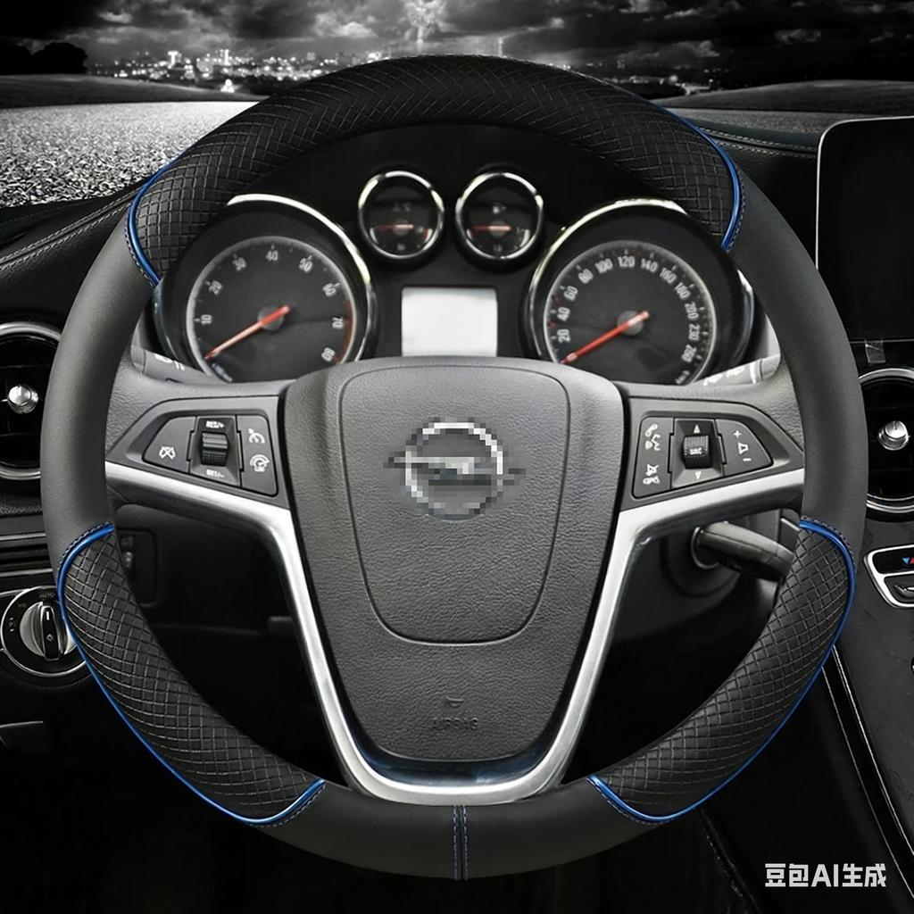 Leather Car Steering Wheel Cover For Opel Mokka 2013-2016 Opel Insignia 2009-2013 Astra J 2010-2015 Meriva Auto Accessories