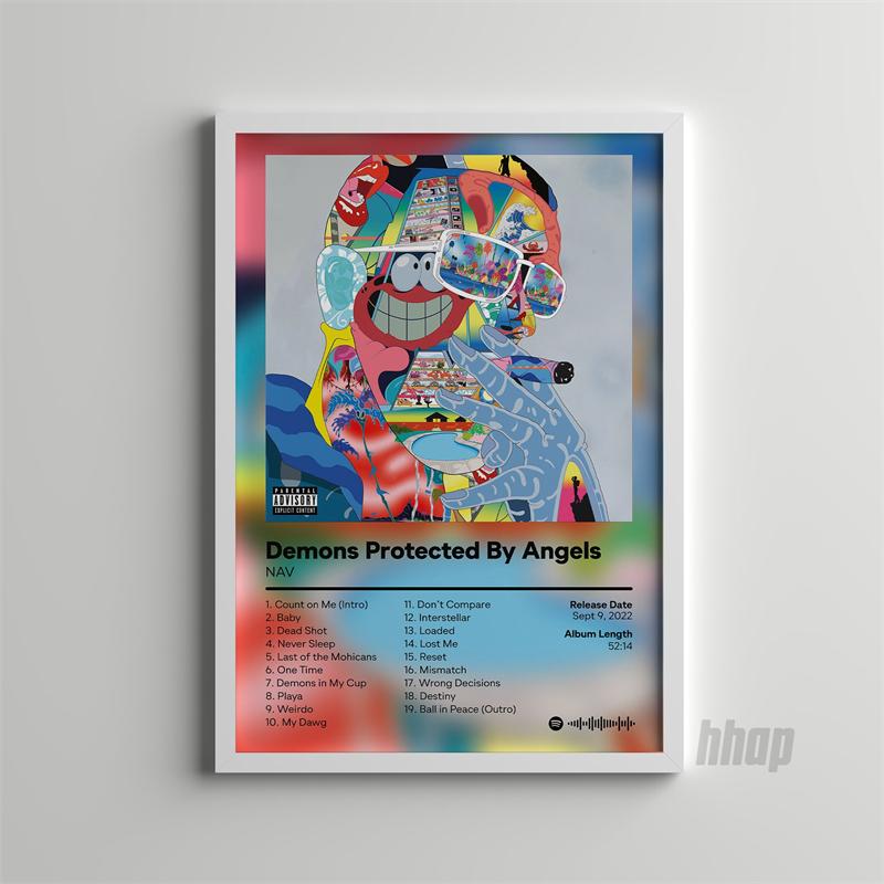 Pop Rap Müzik Albüm Kapağı Sanatçı NAV Posteri Estetik Rapçi Hip Hop Rock Iyi Niyetler Tuval Duvar Sanatı Odası Ev Duvar Dekoru