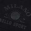 FILA Milano Series Simple Casual Versatile Fleece Hoodie Men hoodies Black F11M515205FBK