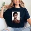 Jenna Ortega Retro Grafik T-Shirt: Fächer-Merchandise im Vintage-Stil