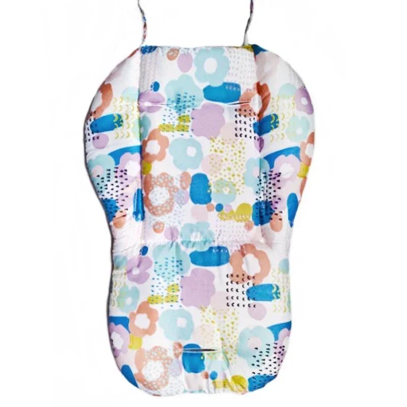 Baby Cushion for High Chair Stroller Seat Cushion Cute Soft Double-Sided Thick Cushion Breathable Stroller Accessories