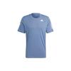 T Shirts Men's Blue Crew Neck Moderate Straight Fit IY3218