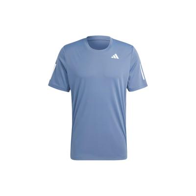 T Shirts Men's Blue Crew Neck Moderate Straight Fit IY3218
