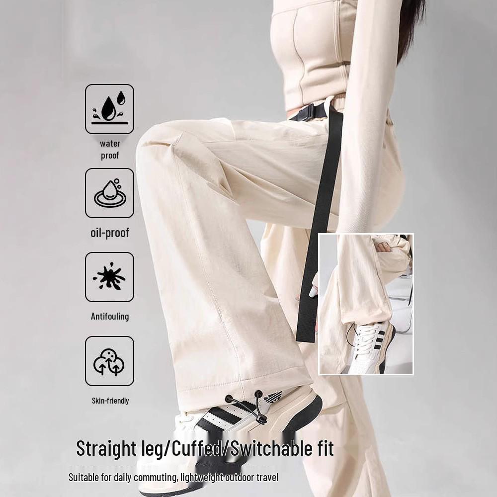 WASSUP Women's 2025 Summer Quick-Dry Cargo Pants for Hiking & Sports