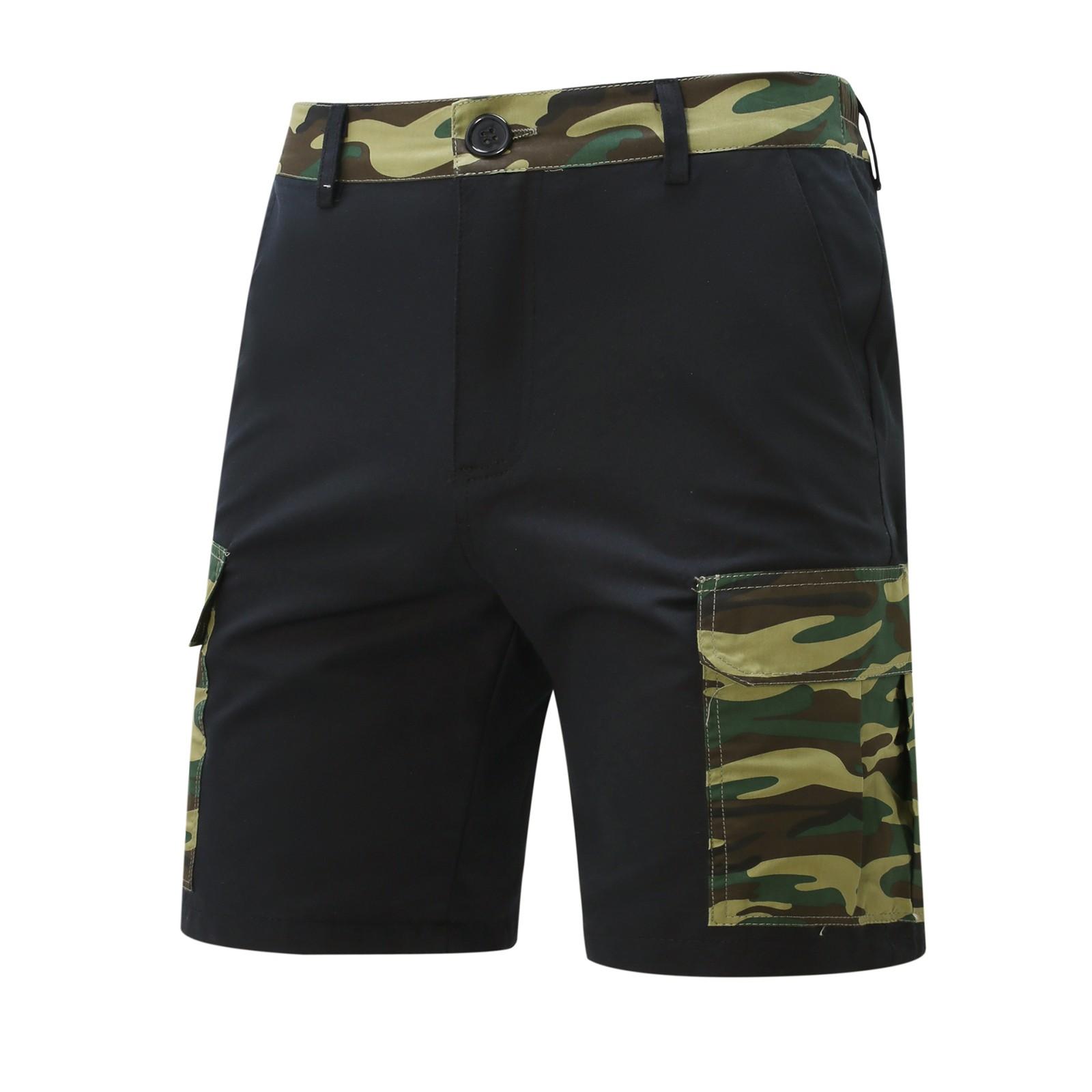 

Мужские спортивные штаны со шнуровкой, мужские шорты-карго, повседневные брюки XL чёрный