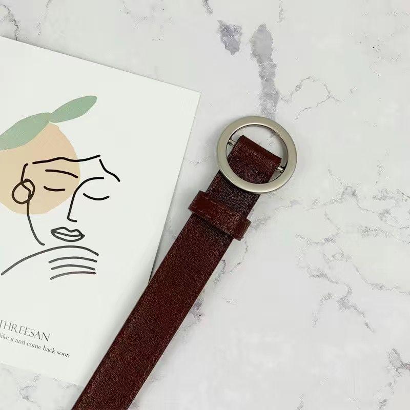 Waist Wide Contemporary Belt For Women Featuring Elegant Pu Material Coffee In