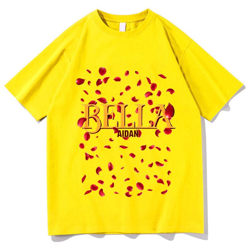 2026 New Aidan Bella Tshirts Summer Unisex Fashion Casual Tees Unisexs Unisexs Outdoor Sports Crew Neck Aesthetic Tops Streetwear
