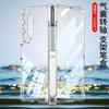 Magnetic Snap-on Case With Side Kickstand Pen Holder Galaxy Z Fold7 Shockproof Air Cushion Design Transparent/Black
