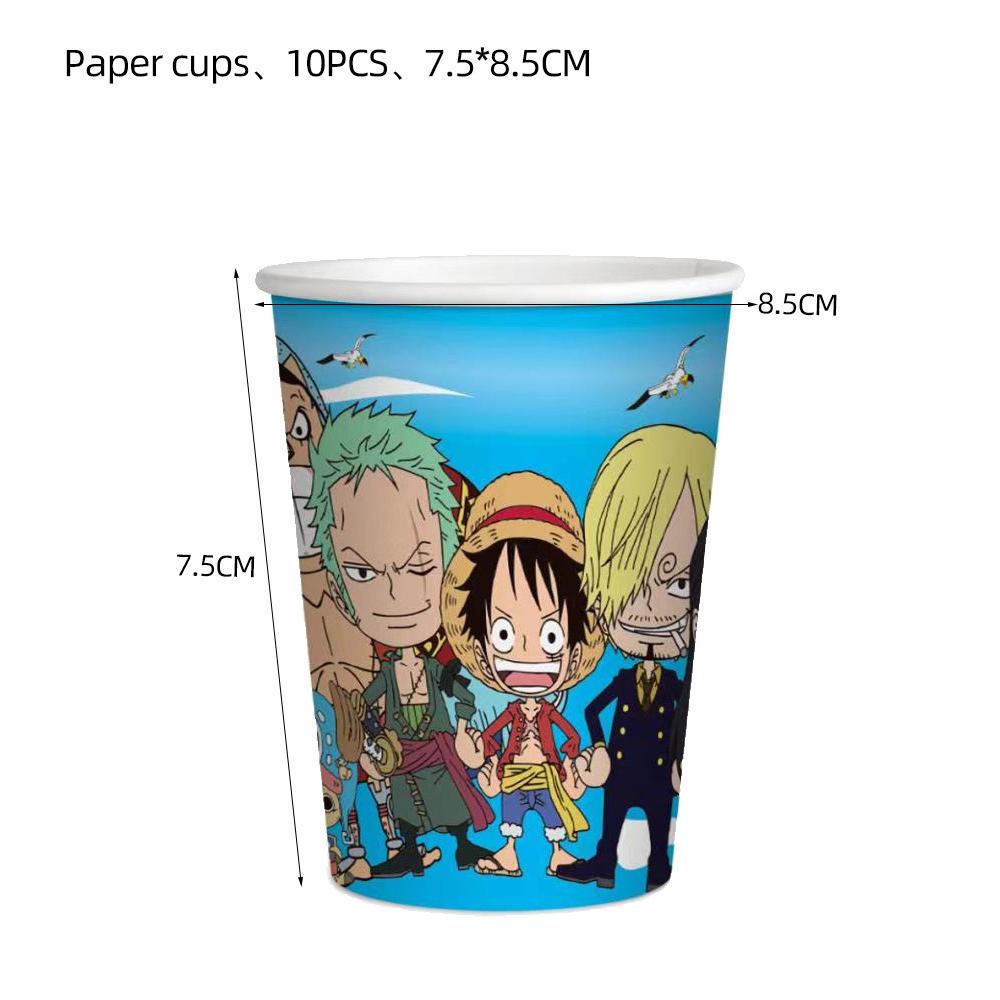 51pcs One Piece Tableware Set Includes Plates Cups Napkins Tablecloth