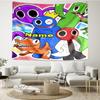 Custom Name Rainbow Friends Print Tapestry, Backdrop, Easy Setup, Ideal for Bedroom, Office & Living Room, with Aesthetic Wall Hanging Decor.
