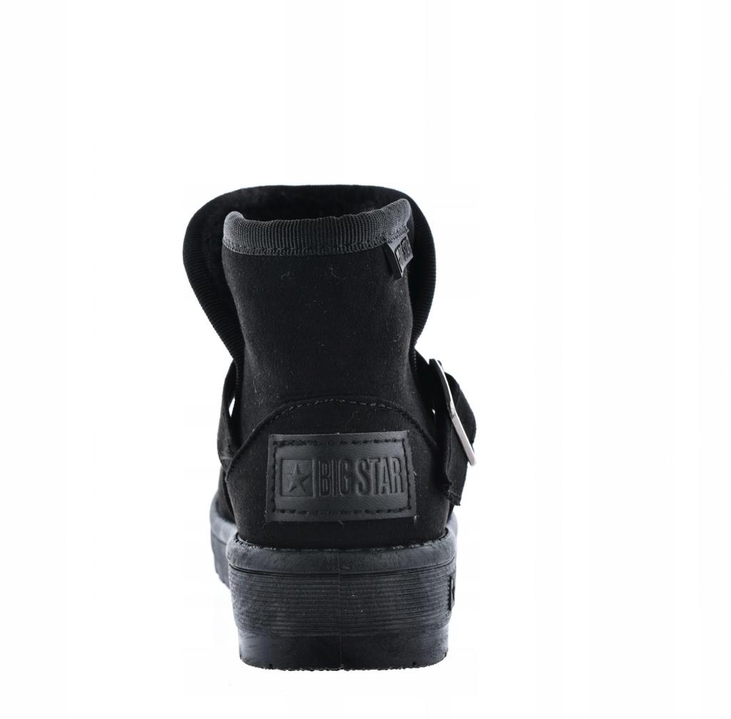 Big Star KK374243 Children's Snow Boots, Insulated, Black, Comfortable for Winter