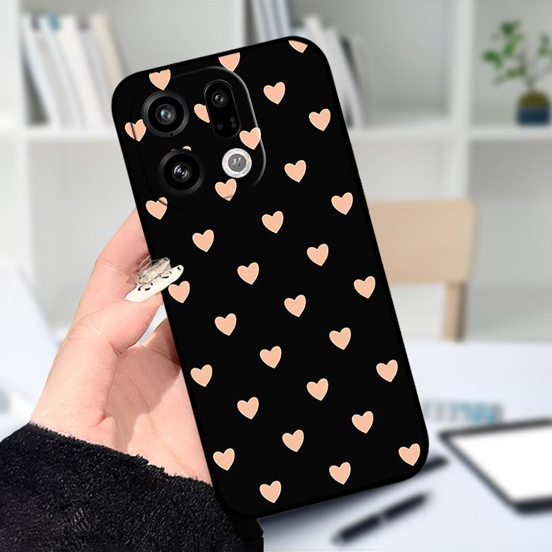 Für OPPO Find X9 X9Pro Hülle Weiches Silikon Schwarzes TPU Schutz-Rückseite Für OPPO FindX9 X 9Pro Handyhülle Stoßfester Stoßfänger