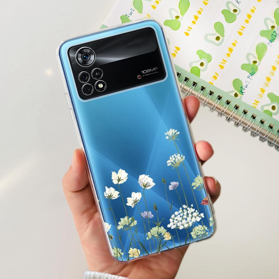Für Xiaomi Poco X4 Pro 5G Hülle Stilvolle Bemalte Abdeckung Weiche Silikon Handyhülle Für Xiaomi Poco M4 Pro 5G M4Pro X4Pro Fundas Coque