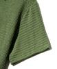 PEACE MAKER Button Up Collar Knit Shirts (Green)
