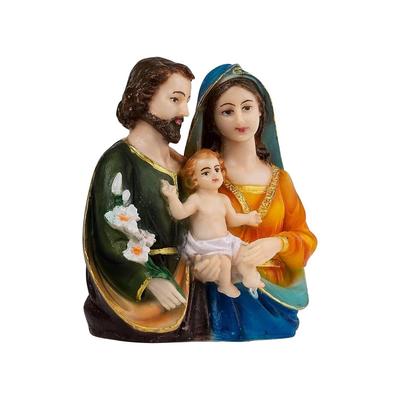 New Holy Family Statue Christian Showpiece Figurine Gifts for Home Decor God Idol House Warming Wedding Anniversary