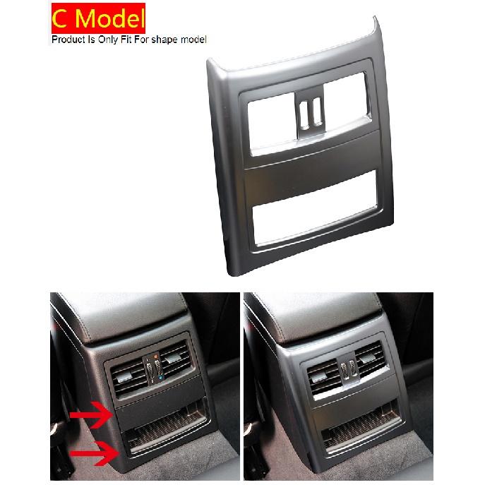 

Задняя часть автомобиля, розетка для кондиционера, декоративная крышка, наклейка, накладка для BMW 3 серии E90 E92 E93 2005-2012, интерьер C Model Silver