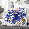 Chelsea Fc Football Player Customize Your Name Blanket Lightweight Customizable Blanket Soft Warm Cozy for Livingroom Office Seaside Bedding