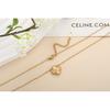 Titanium Steel 18K Four-leaf Clover Flower Necklace Does Not Fade Light Luxury 15MM Flower Single Flower Necklace