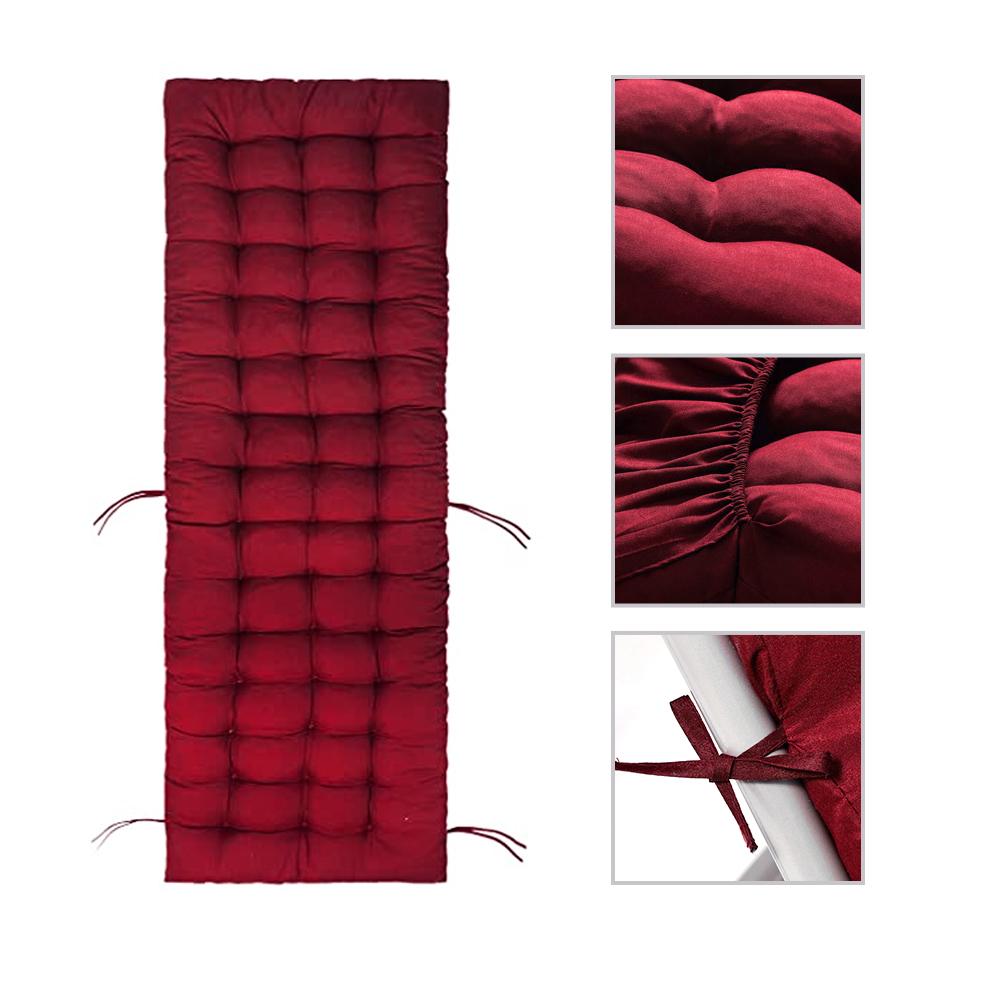 Thickened Garden Furniture Cushion for High Back Rattan Rocking Chair Patio Swing Seat Pad 170x53x8cm