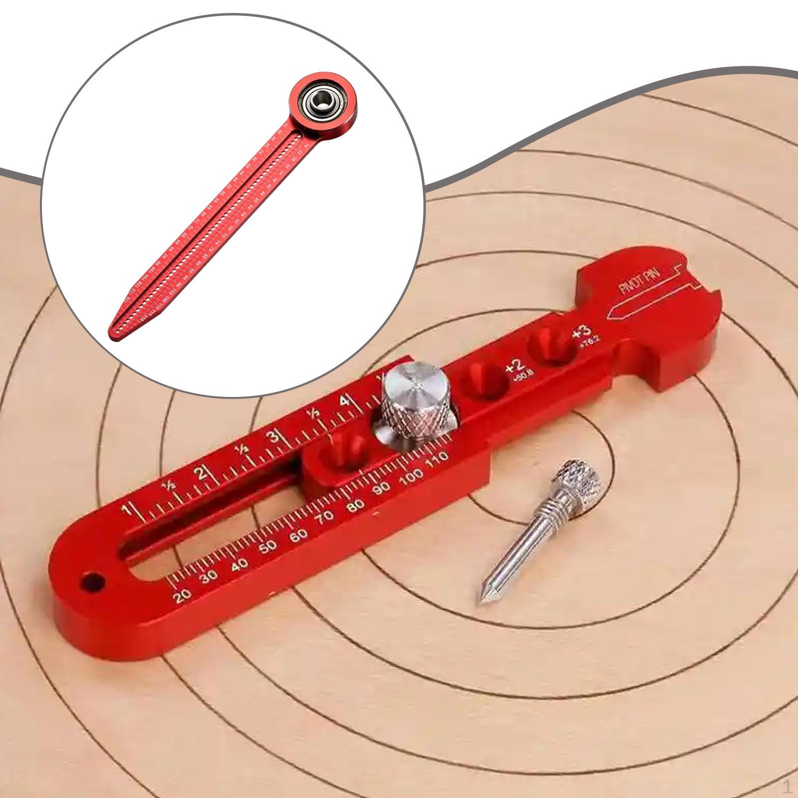 Woodworking Compass Scriber, Circle Drawing Tool Durability, Multipurpose, Drafting Tool, 360°