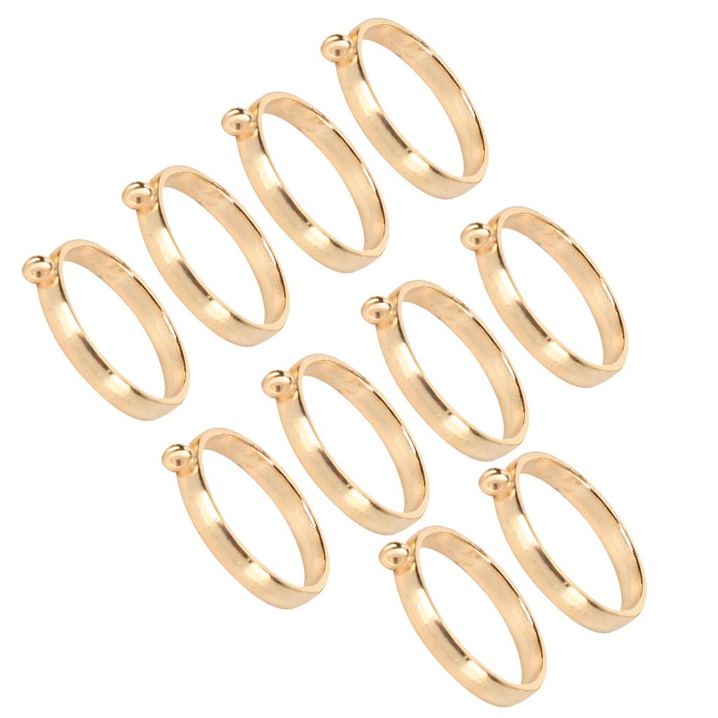 10PCS Round Hollow Frame Pendants for   Jewelry Making Findings Crafting Supplies