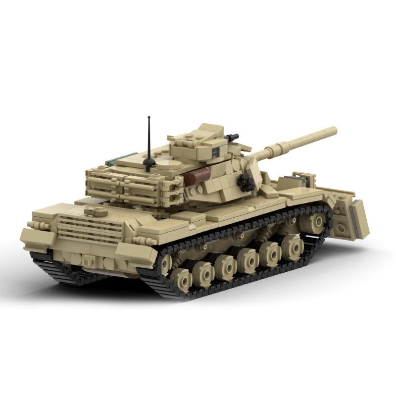 Building Block Compatible 166141 Barton M60A1 Tank Building Block Model, Children'S Puzzle Assembly