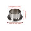 Welding Pipe Sanitary Fitting Weld Clamp Ferrule Fits Clamp Stainless Steel 304