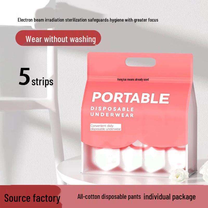 Culottes Jetables de Maternité et Post-Partum pour Femmes - Portables et Sans Lavage pour l'Extérieur et la Maison