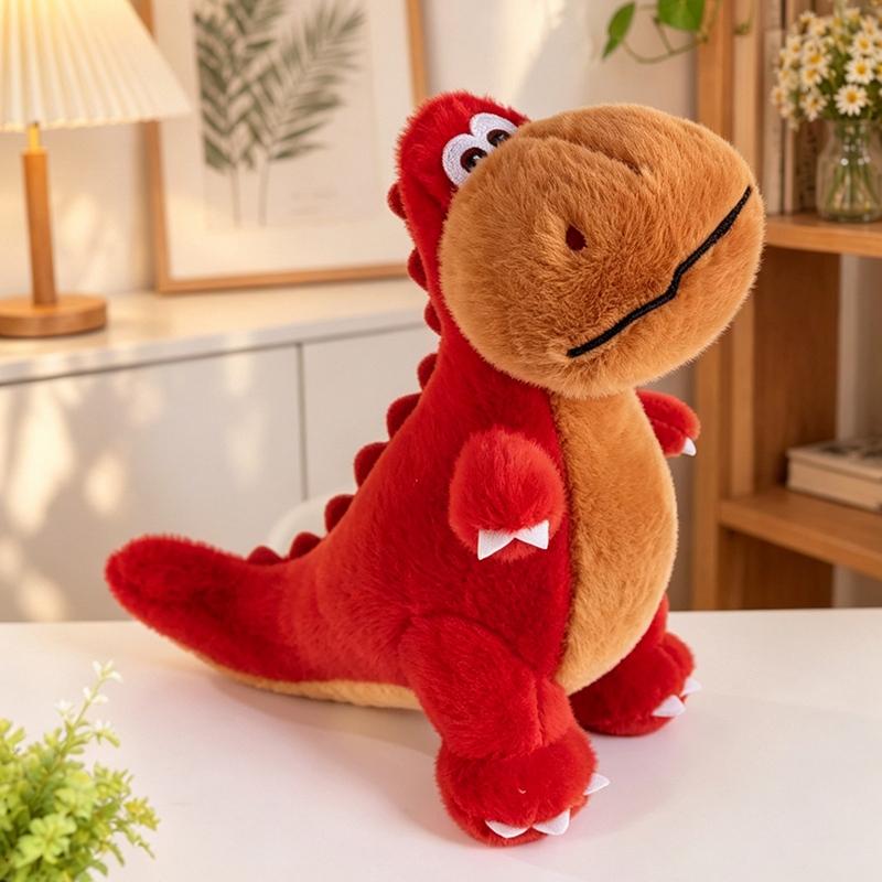 20cm Cartoon Cute Hot Selling Dinosaur Plush Doll Colorful Tyrannosaurus Pterosaur Animal Stuffed Toy Home Decor Gift For Kids