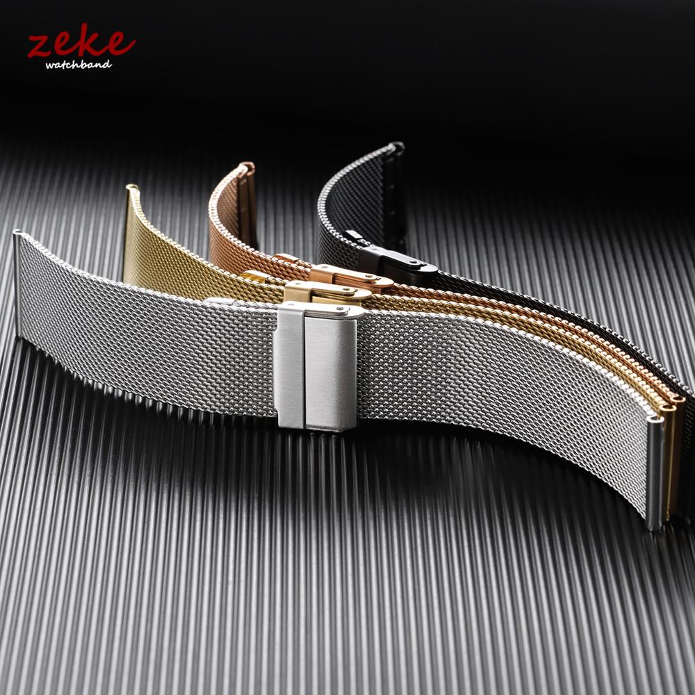 Quick Release Milanese Strap 10mm 12mm 14mm 16mm 17mm 18mm 19mm 20mm 21mm 22mm 24mm Universal 0.6 Mesh Stainless Steel Bracelet