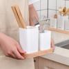 2/3 Divided Kitchen Utensil Holder Plastic Cutlery Drain Rack Tableware Organizer  Forks